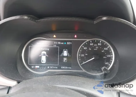 2021 Nissan Versa Sv Xtronic Cvt из США, поврежденный, VIN 3N1CN8EV5ML856570